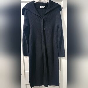 Nomi Black Long Cardigan size:L